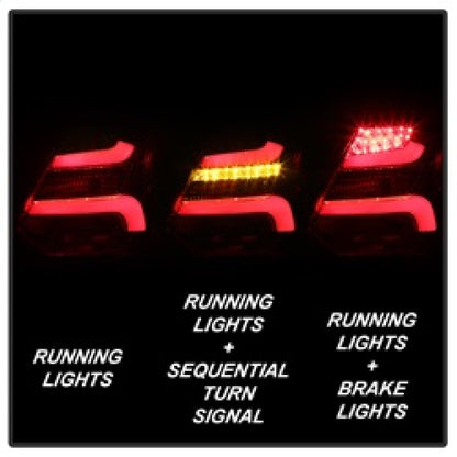 Spyder 12-14 Ford Focus 5DR LED Tail Lights - Red Clear (ALT-YD-FF12-LED-RC) 5085153 5085153 Photo - Unmounted