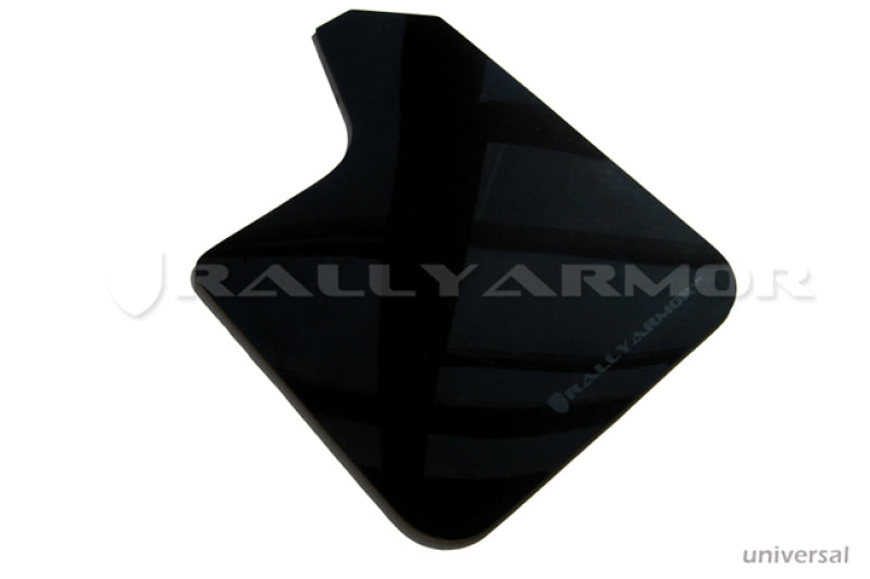 Rally Armor Universal UR Black Mud Flap w/ Metallic Black Logo MF12-UR-BLK-MBK MF12-UR-BLK-MBK User 2