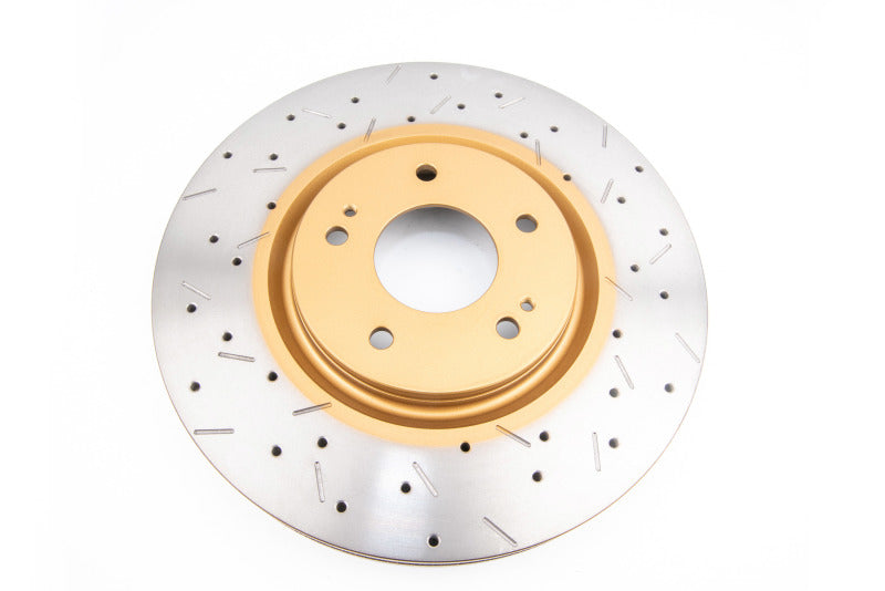 DBA 03-05 Evo 8/9 Front Drilled & Slotted 4000 Series Rotor 4418XS 4418XS Photo - out of package