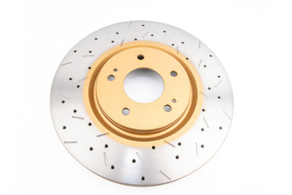 DBA 03-05 Evo 8/9 Front Drilled & Slotted 4000 Series Rotor 4418XS 4418XS Photo - out of package
