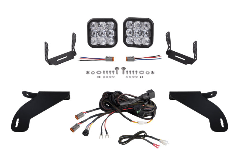Diode Dynamics 21-22 Ford F-150 SS5 Bumper LED Pod Light Kit Sport - White Driving DD7328 DD7328 Photo - Primary