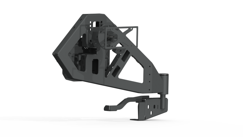 Road Armor 18-20 Jeep Wrangler JL Stealth Rear Tire Carrier Assembly - Tex Blk 518RTC0B 518RTC0B Photo - Primary
