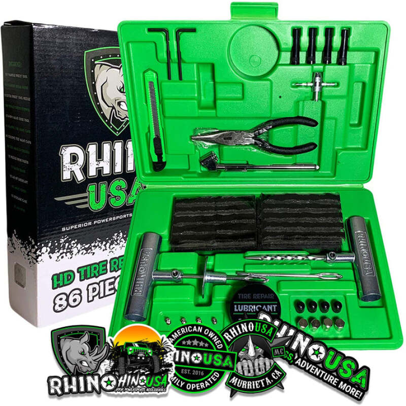 Rhino USA Tire Repair Plug Kit, 86 Pieces RNO-TIRE-REPAIR-KIT RNO-TIRE-REPAIR-KIT Photo - Primary