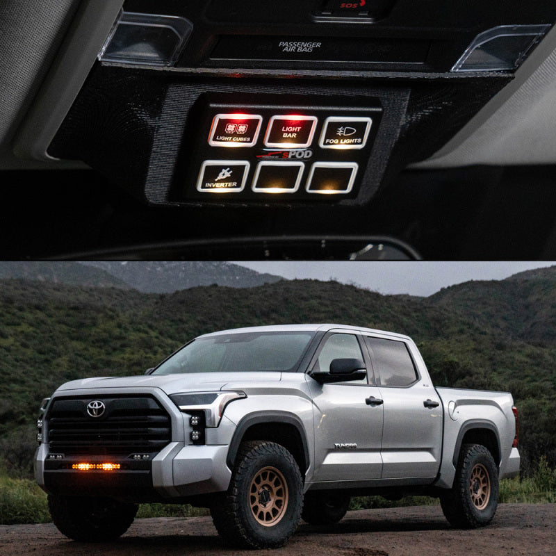 SPOD Mini6 SourceLT Vehicle Kit - Toyota 2022-On Tundra 870091 870091 Photo - Primary