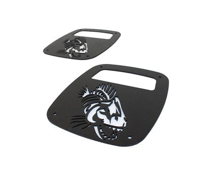 Fishbone Offroad Jeep Wrangler CJ YJ TJ Tail Light Covers - Black Textured Powdercoat FB31044 FB31044 User 1