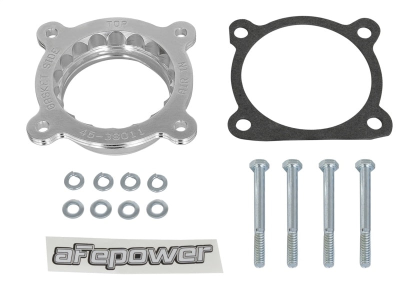 aFe Throttle Body Spacer, Silver Bullet for Toyota FJ Cruiser 10-18 46-38011 Photo - Unmounted
