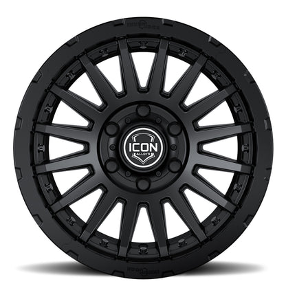 ICON Recon Pro 17x8.5 8 x 170 6mm Offset 5in BS Satin Black Wheel 23617858150SB 23617858150SB Photo - Unmounted