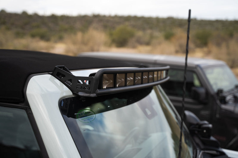 DV8 Offroad DV8 21+ Ford Bronco Curved Light Bracket for 12 3in. Pod Lights LBBR-03 LBBR-03 Photo - Close Up