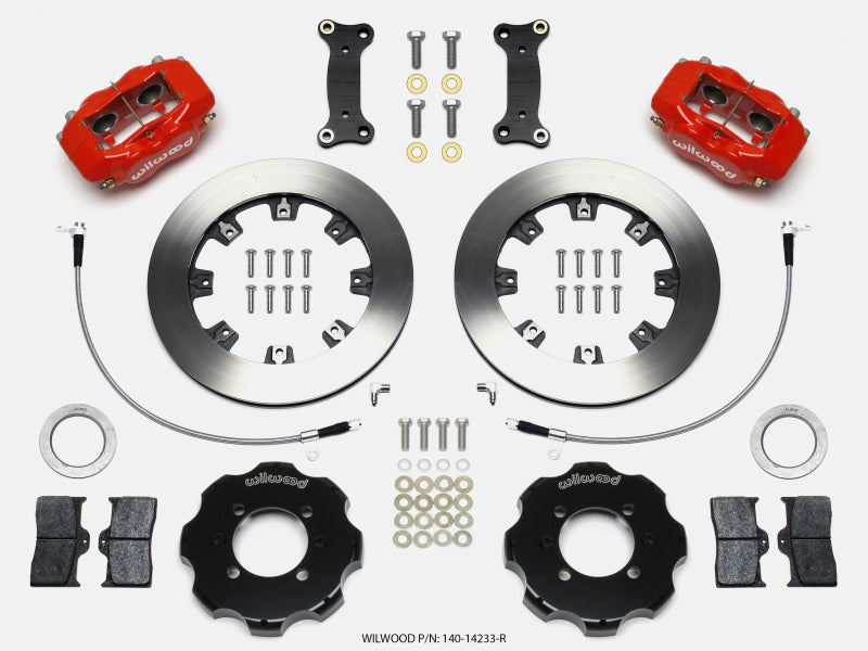 Wilwood FDL Front Hat Kit, 12.19", Red, 2016-Up Mazda MX5 Miata 140-14233-R Photo - Primary