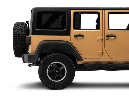 Raxiom 07-18 Jeep Wrangler JK Axial Series JL Style LED Tail Lights- BlkHousing- Red Lens J164242 J164242 Photo - Close Up
