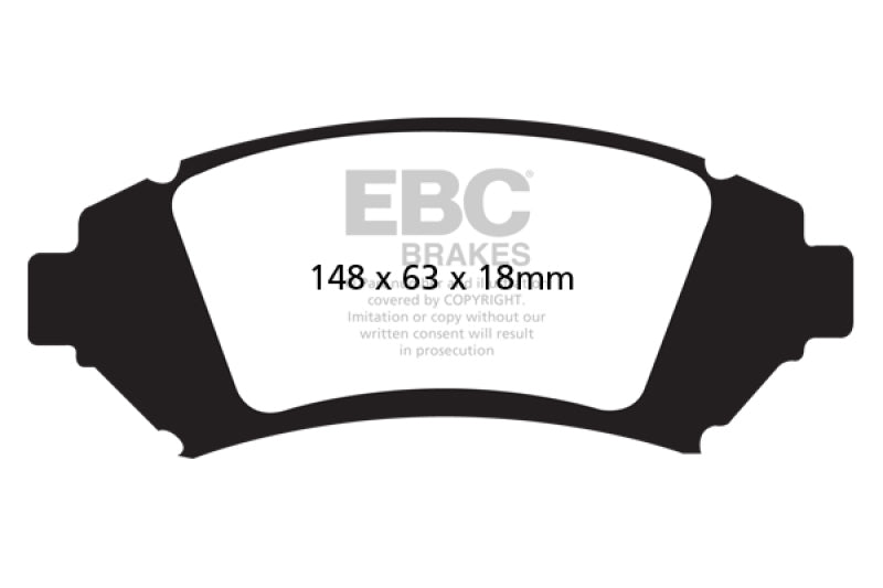 EBC Disc Brake Pad Set DP41728R Photo - Primary