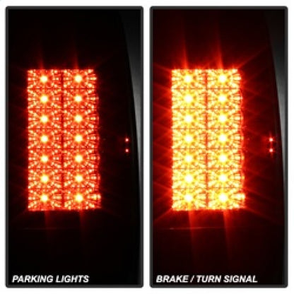 Spyder Ford Super Duty 08-15 Version 2 LED Tail Lights Black ALT-YD-FS07-LED-G2-BK 5029188 5029188 Photo - Unmounted
