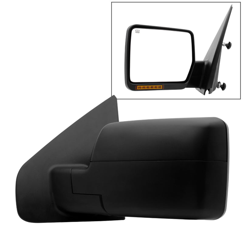 SPYDER Xtune Ford F150 04-06 Power Heated Amber LED Signal OE Mirror Left MIR-03348AEBH-P-L 9935312 9935312 Photo - Primary