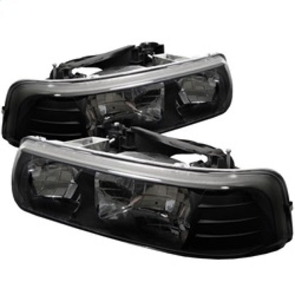 Spyder Chevy Silverado 1500 99-02/Chevy Silverado 3500 01-02 Crystal Headlights Blk HD-YD-CSIL99-BK 5012470 5012470 Photo - Primary