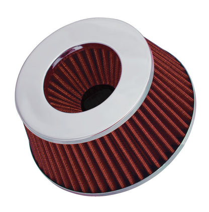 Spectre Adjustable Conical Air Filter 2-1/2in. Tall (Fits 3in. / 3-1/2in. / 4in. Tubes) - Red 8162 8162 Photo - lifestyle view