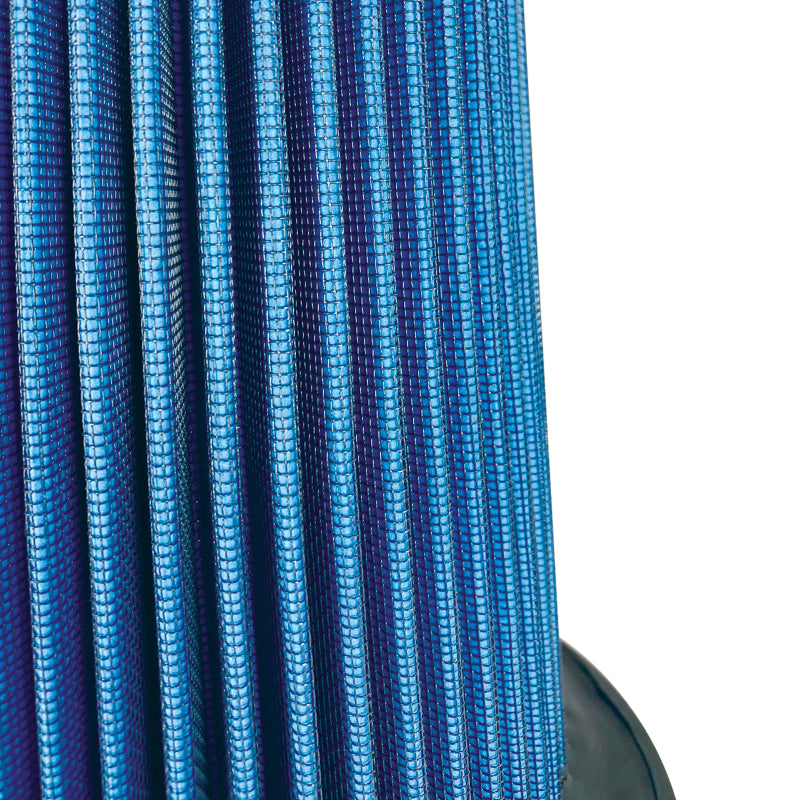 Injen SuperNano-Web Air Filter 5in Flange ID 8in Base/7.9in Media Height /5.3in Inertia Top X-1116-BB X-1116-BB Photo - out of package