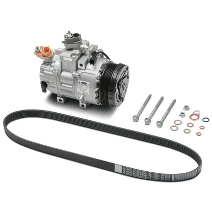 Ford Racing 7.3L Gas Engine A/C Add-On Kit M-8600-SD73AC M-8600-SD73AC Photo - Unmounted
