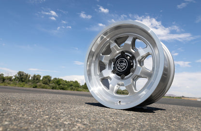 ICON Nuevo 17x8.5 / 6x135 / 6mm Offset 5in BS - Silver Machined 8117856350SM 8117856350SM Photo - lifestyle view