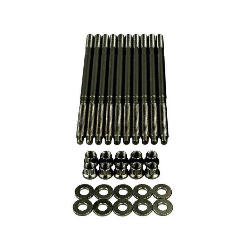 Wagner Tuning Mitsubishi EVO 4G63 OEM Head Stud Set - Burnished P114011010.BR P114011010.BR Photo - Primary
