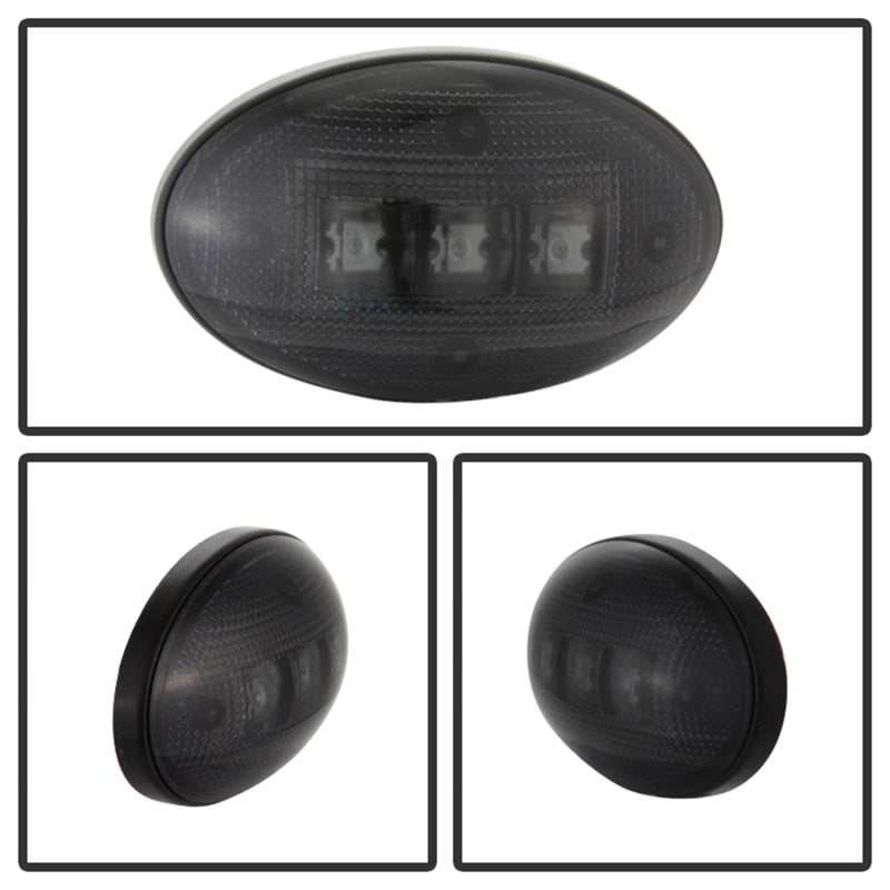 SPYDER Xtune Ford Superduty F250-F550 99-10 Dually Fender LED Side Fender Lights Smoke ACC-LED-FDSD99-SL-SM 9924668 9924668 Photo - Unmounted