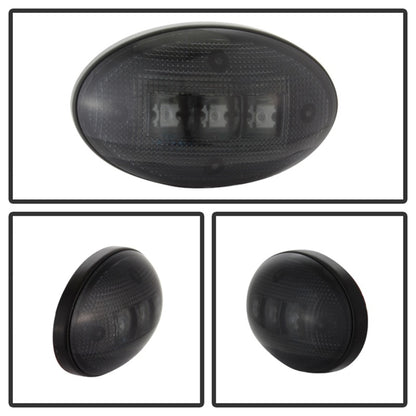 SPYDER Xtune Ford Superduty F250-F550 99-10 Dually Fender LED Side Fender Lights Smoke ACC-LED-FDSD99-SL-SM 9924668 9924668 Photo - Unmounted