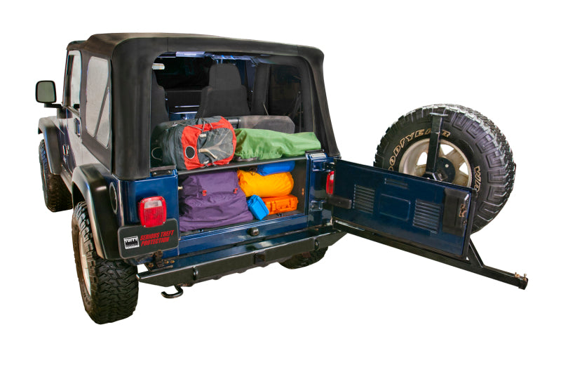 Tuffy Products Tuffy Tj Tailgate Security Enclosure- 01Blk 9706 Tj Wg 296-01 296-01 Photo - Mounted