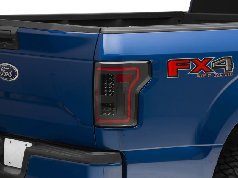 Raxiom 15-17 Ford F-150 LED Tail Lights w/ SEQL Turn Signals- Blk Housing (Clear Lens) T544625 T544625 Photo - Close Up