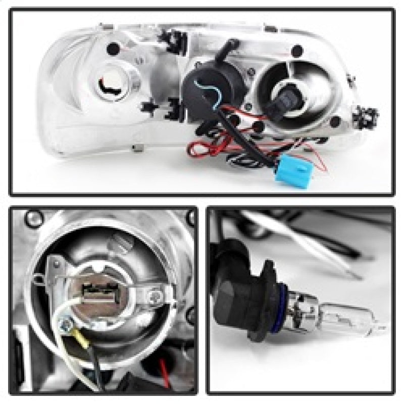 Spyder Ford F150 97-03 Projector - LED Halo Amber Reflctr LED Blk Smke PRO-YD-FF15097-1P-AM-BSM 5078445 5078445 Photo - Unmounted