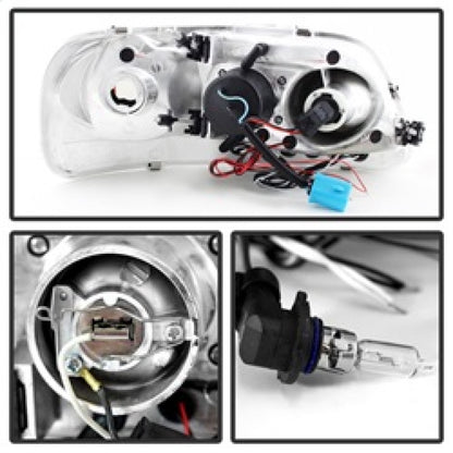 Spyder Ford F150 97-03 Projector - LED Halo Amber Reflctr LED Blk Smke PRO-YD-FF15097-1P-AM-BSM 5078445 5078445 Photo - Unmounted