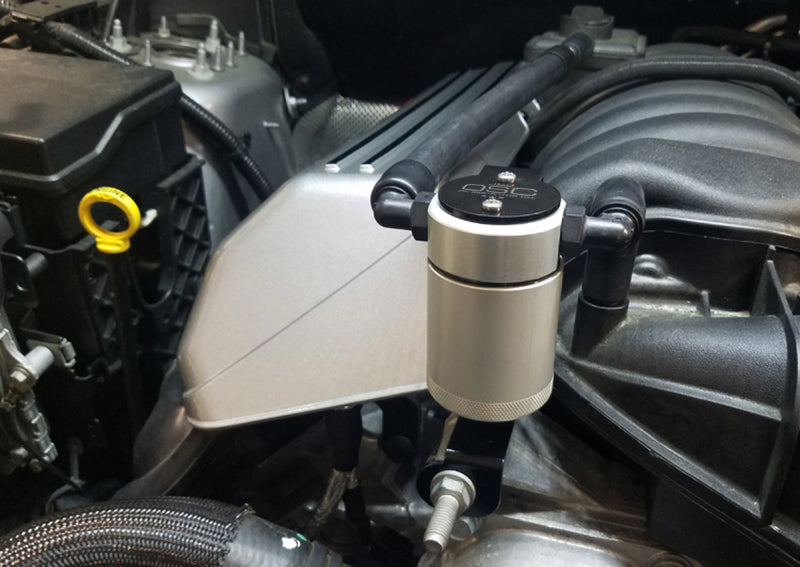 J&L 11-22 Dodge Charger SRT 6.4L Hemi Passenger Side Oil Separator 3.0 - Clear Anodized 3063P-C 3063P-C Photo - Primary