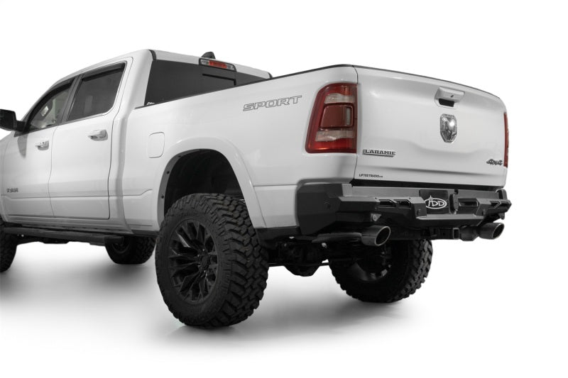 Addictive Desert Designs 19-24 RAM 1500 Black Label Rear Bumper R55020NA0103 R55020NA0103 Photo - Mounted
