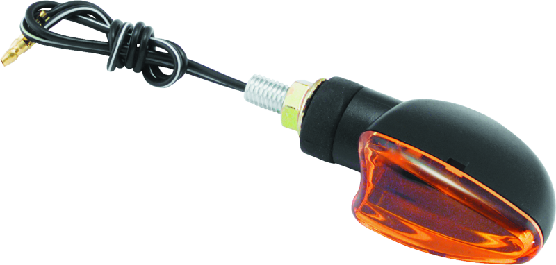 BikeMaster Ministalk Marker Light V-Shape - Black/Amber 266011 266011 Photo - Primary