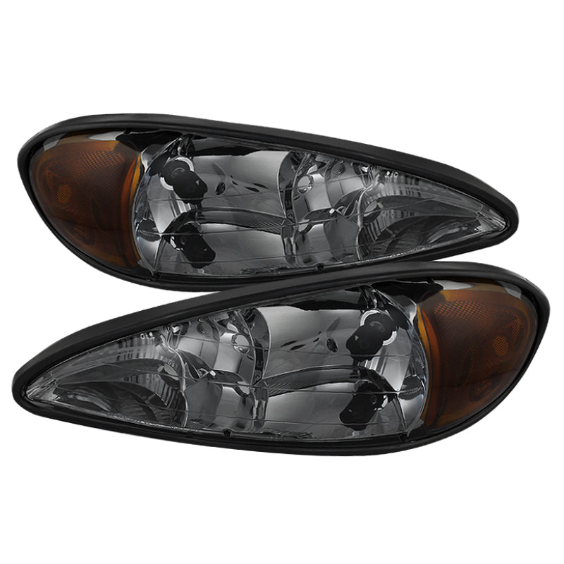 SPYDER Xtune Pontiac Grand Am 99-05 Crystal Headlights Smoke HD-JH-PGAM99-AM-SM 9023521 9023521 Photo - Primary