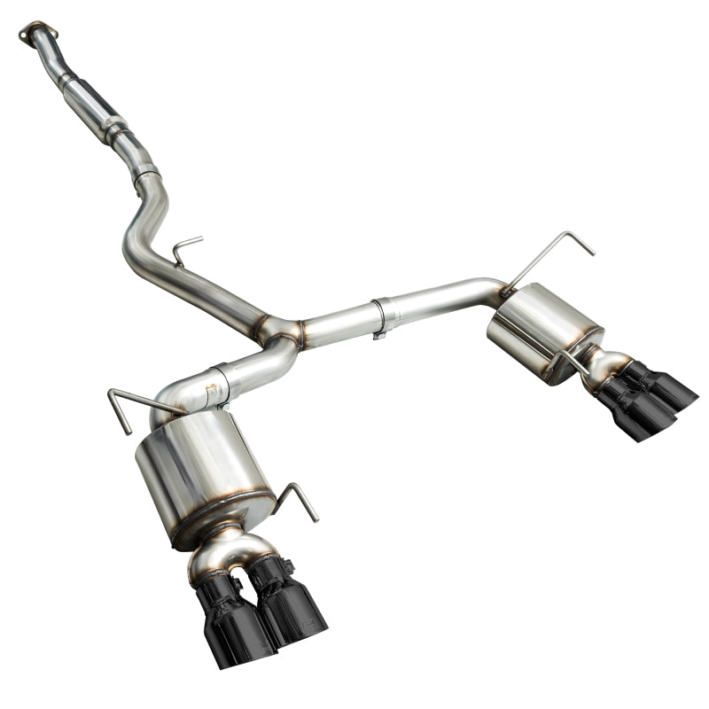 AWE Tuning 2015+ Subaru WRX VA Sedan Touring Edition Exhaust - Diamond Black Tips (102mm) 3015-43102 3015-43102 Photo - out of package