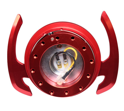 NRG Quick Release Kit Gen 4.0 - Red Body / Red Ring w/ Handles SRK-700RD SRK-700RD Photo - Primary