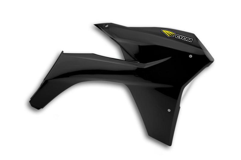Cycra 11-13 KTM 125-500 SX/XC/SX-F/XC-F/XC-W/XCF-W/EXC-F Powerflow Radiator Shrouds Black 1CYC-1896-12 1CYC-1896-12 Photo - Primary