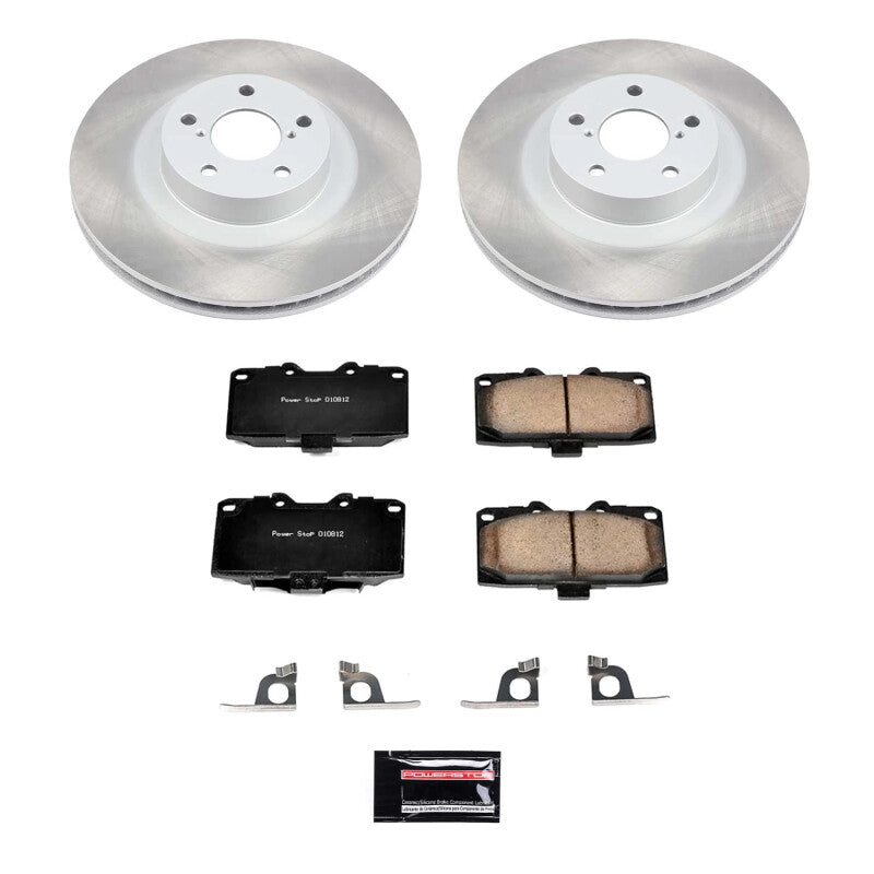 PowerStop Power Stop 06-07 Subaru Impreza Front Semi-Coated Rotor Kit SC2367 SC2367 Photo - Primary