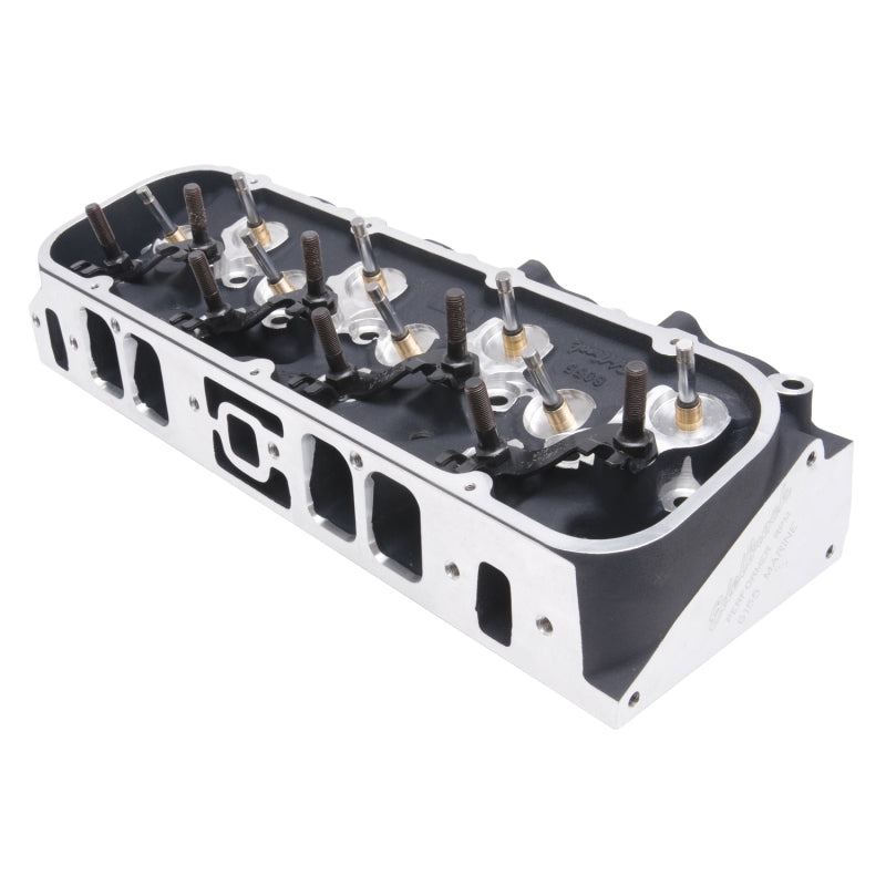 Edelbrock Single Marine BBC Rect. Port Head W/Valves 61559 Photo - out of package