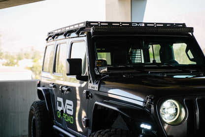 DV8 Offroad 2018+ Jeep Wrangler JLO A Pillar Dual Light Pod Mounts LBJL-11 LBJL-11 Photo - Unmounted