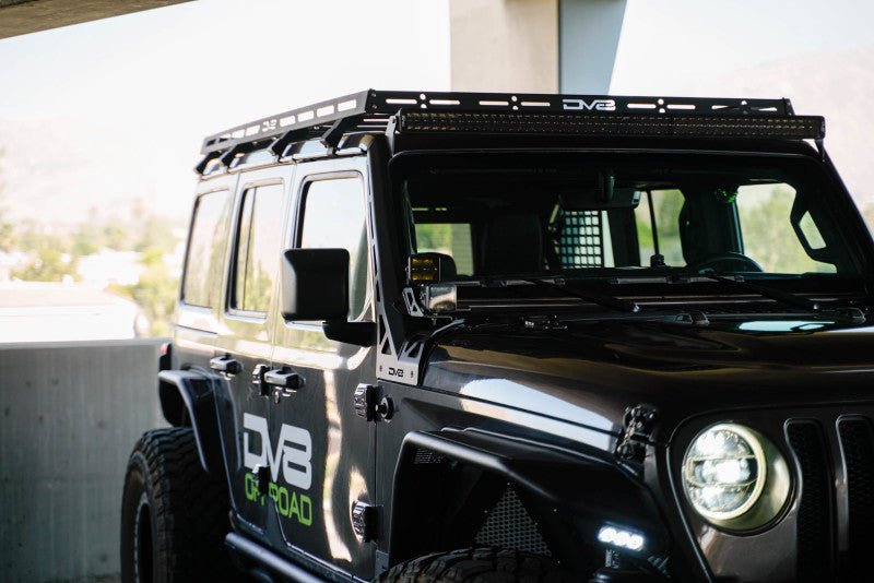DV8 Offroad 2018+ Jeep Wrangler JLO A Pillar Dual Light Pod Mounts LBJL-11 LBJL-11 Photo - Unmounted