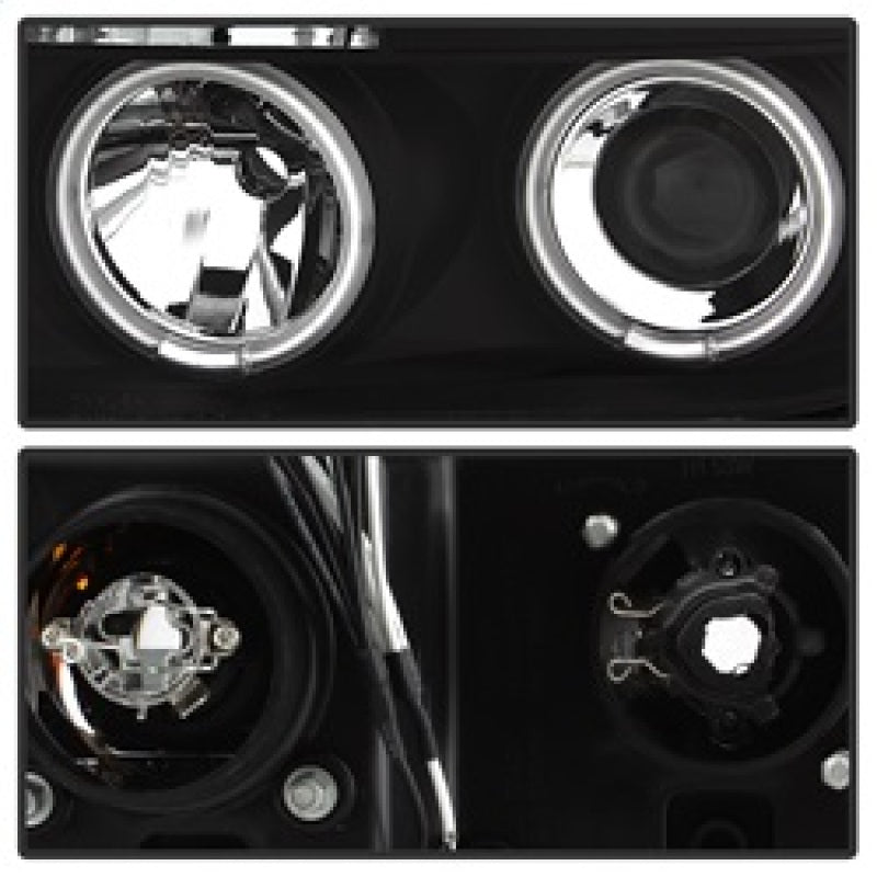 Spyder Toyota Tundra 07-13 Projector Headlights CCFL Halo LED Blk PRO-YD-TTU07-CCFL-BK 5030306 5030306 Photo - Unmounted