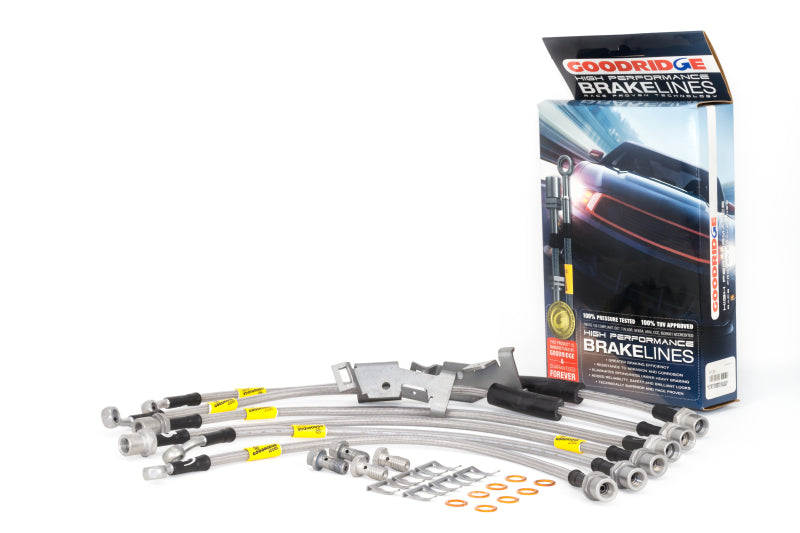 Goodridge 08-13 Chevrolet Silverado (w/ Rear Disc Brakes) SS Brake Lines 14123 14123 Photo - Primary