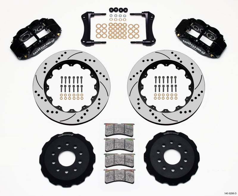Wilwood Narrow Superlite 6R Front Hat Kit 14.00in Drilled 88-93 Corvette C4 140-9298-D 140-9298-D Photo - Primary