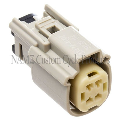 NAMZ 07-23 V-Twin Molex MX-150 4-Position Female Connector - Gray (HD 72444-07GY) NM-33472-4002 NM-33472-4002 Photo - Primary