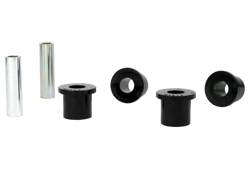 Whiteline Plus 97-05 Nissan Frontier D22 2WD Rear Spring Eye and Shackle Bushing W71647 W71647 Photo - Primary