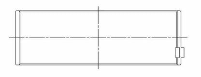 ACL Chrysler 345, 370 ci (5.7L/6.1L) Hemi .25 Oversize High Performance Rod Bearing Set 8B1808H-.25 8B1808H-.25 Technical Drawing