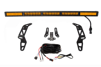 Diode Dynamics 18-21 Jeep JL Wrangler/Gladiator SS30 Bumper Bracket Kit - Amber Combo (Single) DD6082 DD6082 Photo - Primary