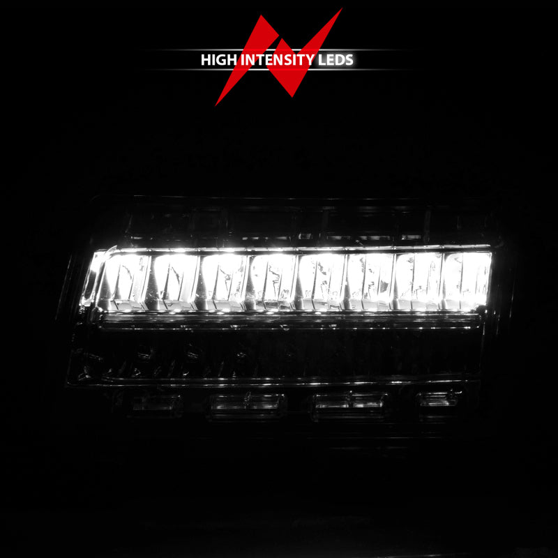 ANZO 2018-2021 Jeep Wrangler LED Side Markers Chrome Housing Clear Lens w/ Sequential Signal 511086 511086 Photo - Unmounted