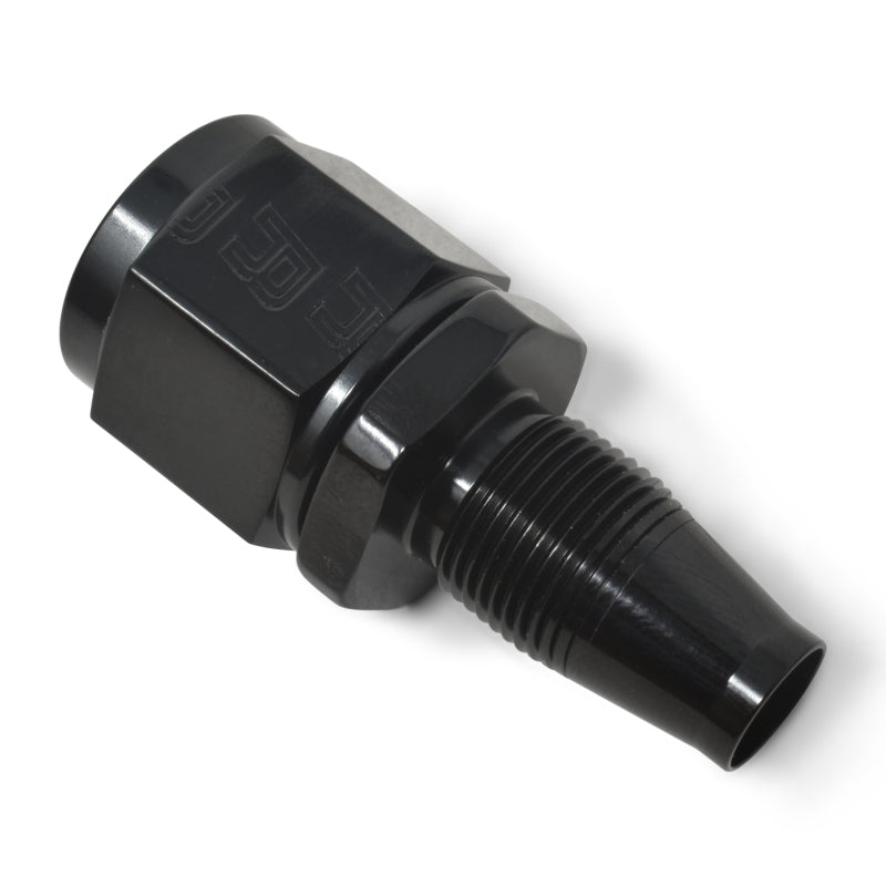 Russell -8 AN Hose End Without Socket Straight Polished and Black Anodized 615033 Photo - out of package