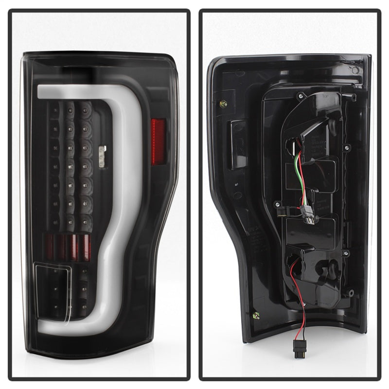 SPYDER xTune 17-18 Ford F-250 Super Duty (Excl LED Models) LED Tail Lights - Black (ALT-ON-FS17-LBLED-BK) 9041600 9041600 Photo - Unmounted